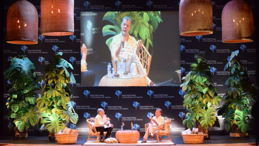 Hay Festival Conversación Juan Manuel Santos SURA